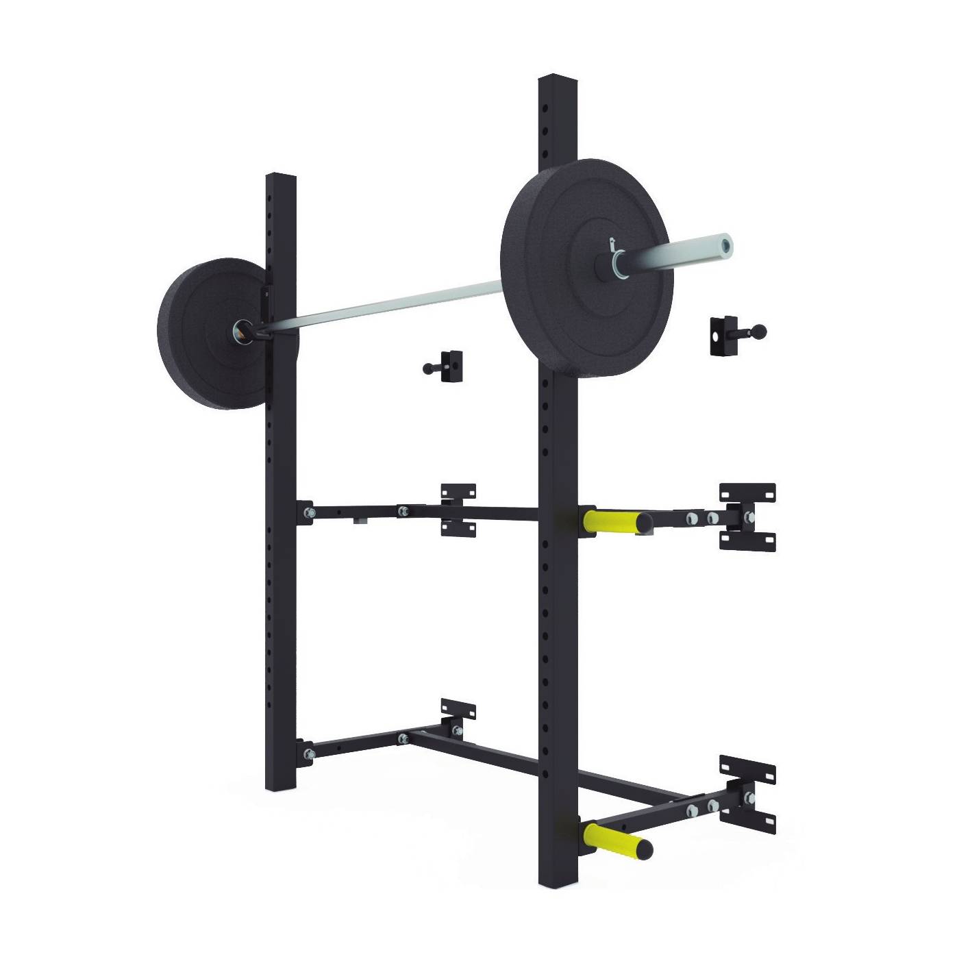 Squat rack de pared