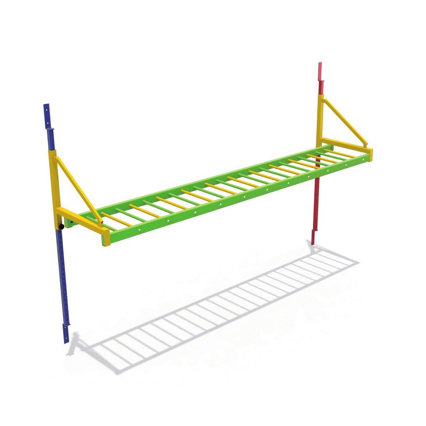 Escalera de braquiación pared