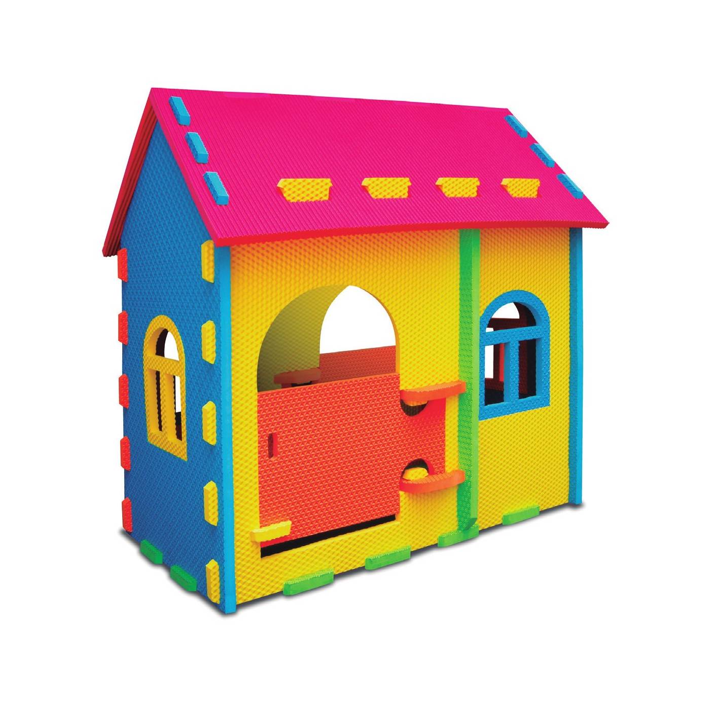 La casita multicolor