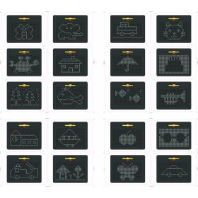 MAGNETIC PAD + 10 CARDS