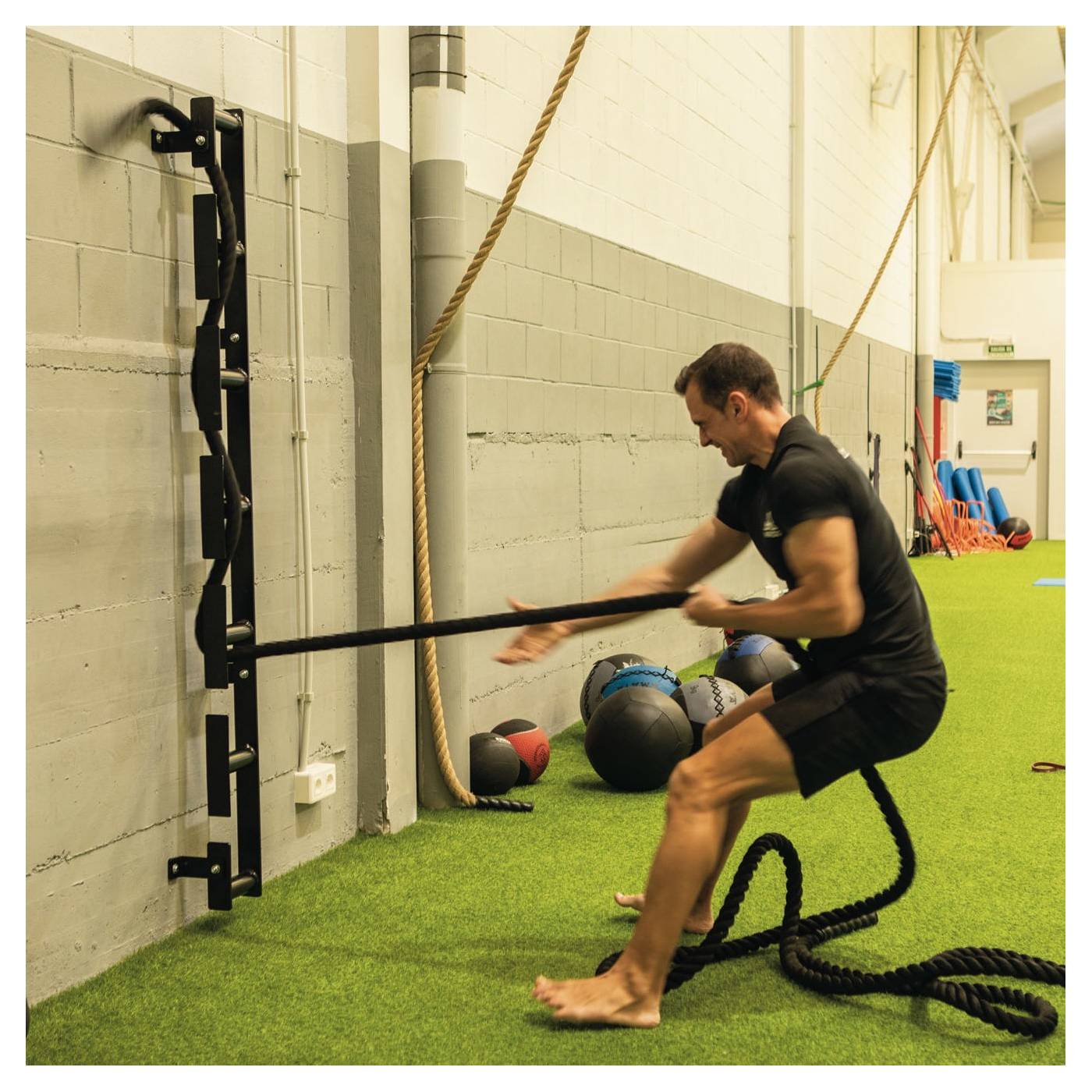 Estructura pared cuerdas - Elásticos