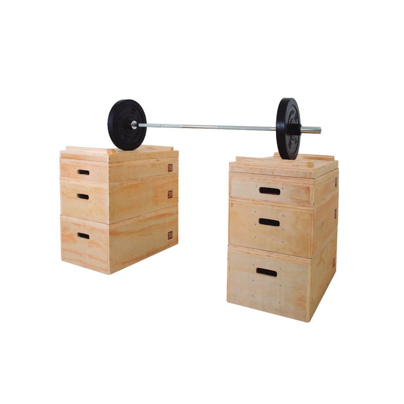 Jerk Boxes de Madera (Set de 2)