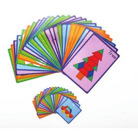 Formas geométricas planas translucidas