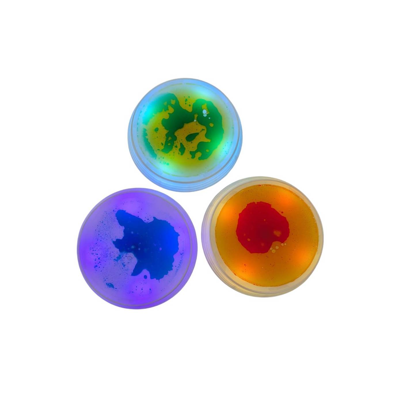 Bases Sensoriales LED con Líquido – Set de 3 | Amaya Sport